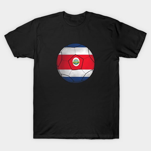 costa rica football T-Shirt by persa